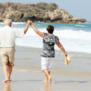 couple on beach