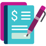 Expense report icon