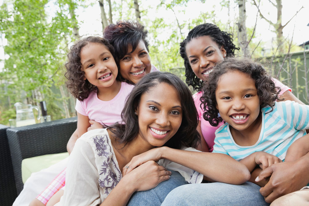 Grandparents with children