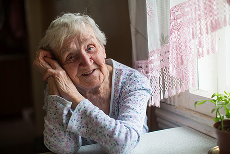 Portrait of a elderly woman