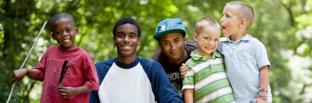 Group of young children