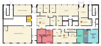 Center for Changing Lives Duluth floor plan. 