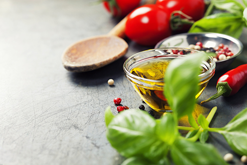 Fresh vegetable ingredients