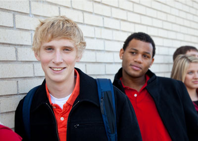 Two older teen boys