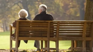 couple on bench